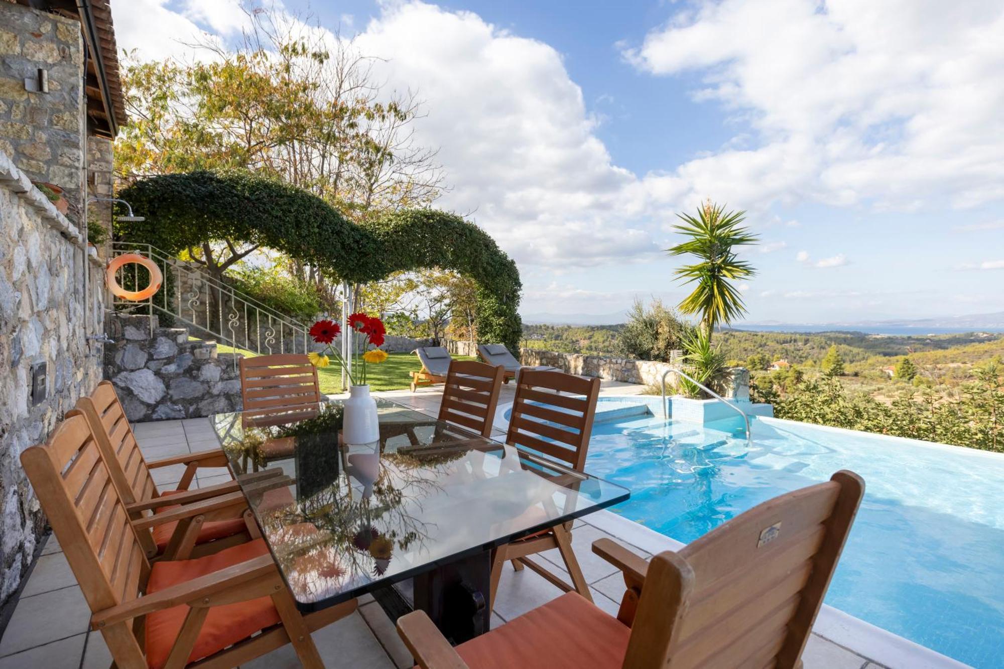 Villa Marrone Splendid Seaview Markopoulon Oropou Exterior foto