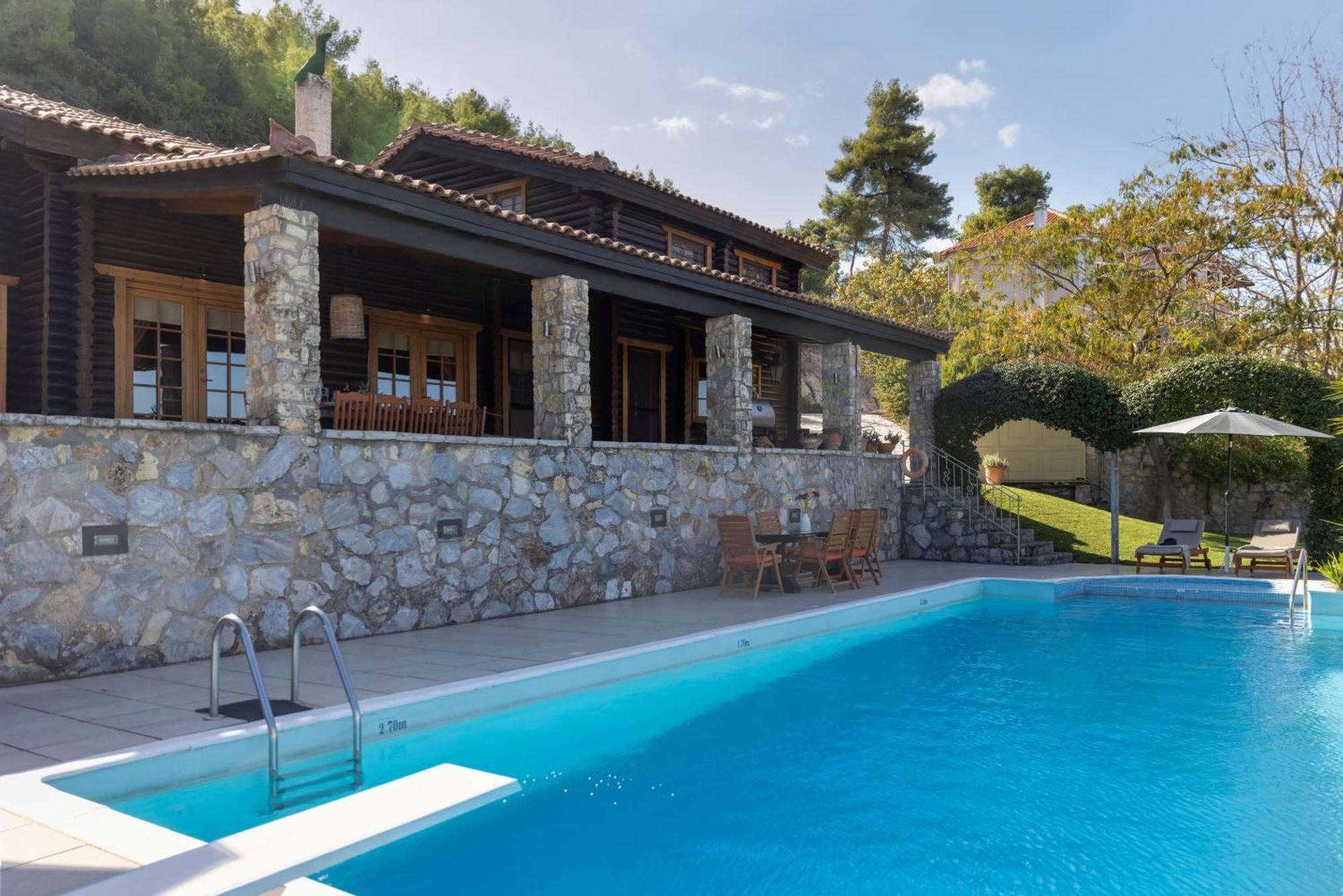 Villa Marrone Splendid Seaview Markopoulon Oropou Exterior foto