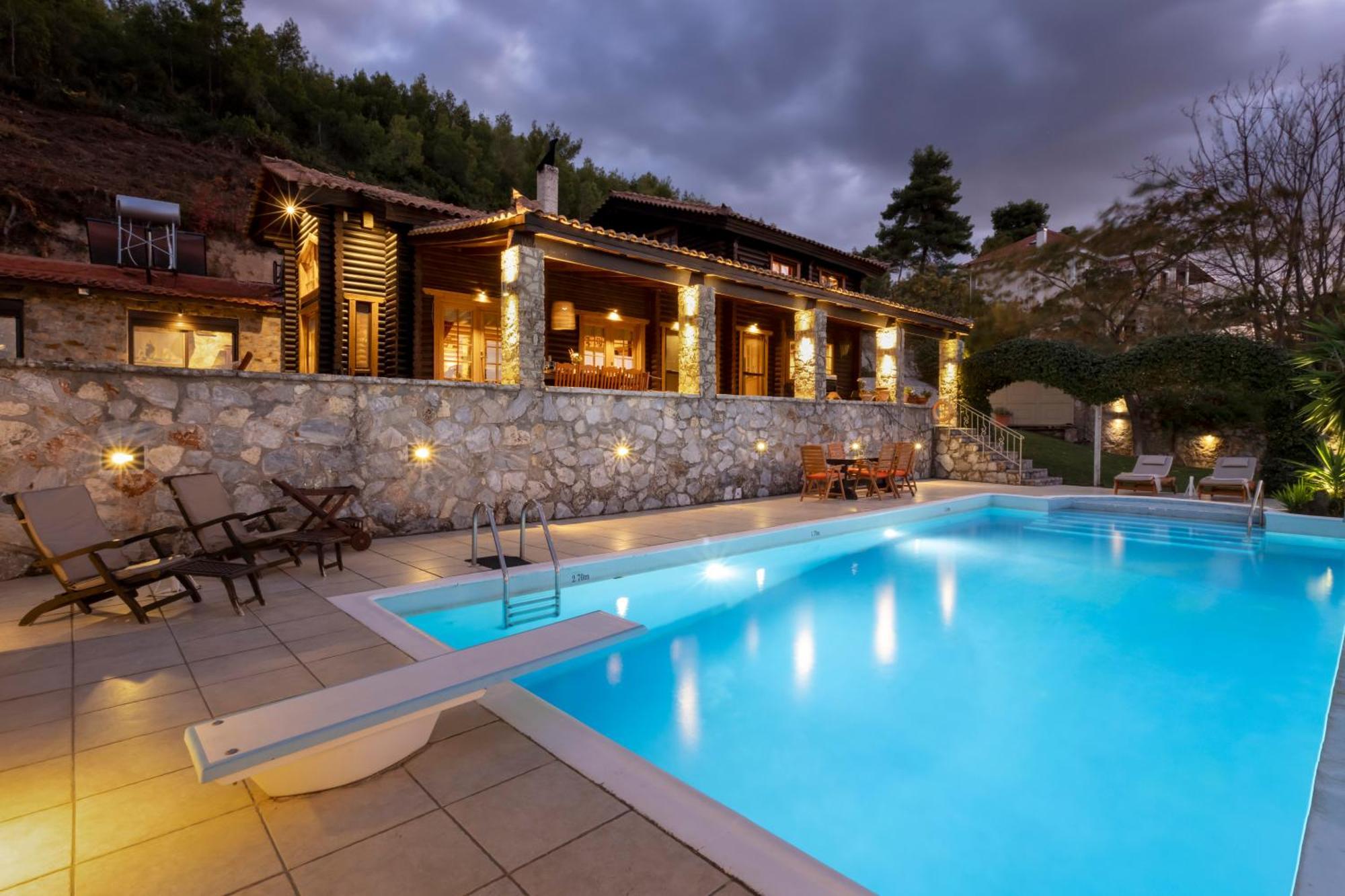 Villa Marrone Splendid Seaview Markopoulon Oropou Exterior foto