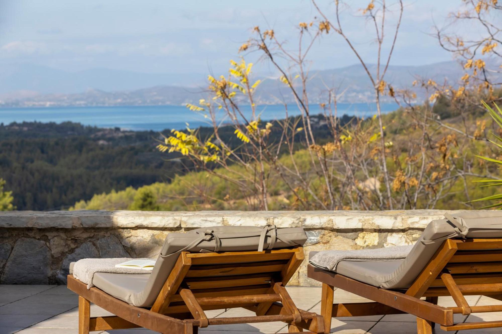 Villa Marrone Splendid Seaview Markopoulon Oropou Exterior foto