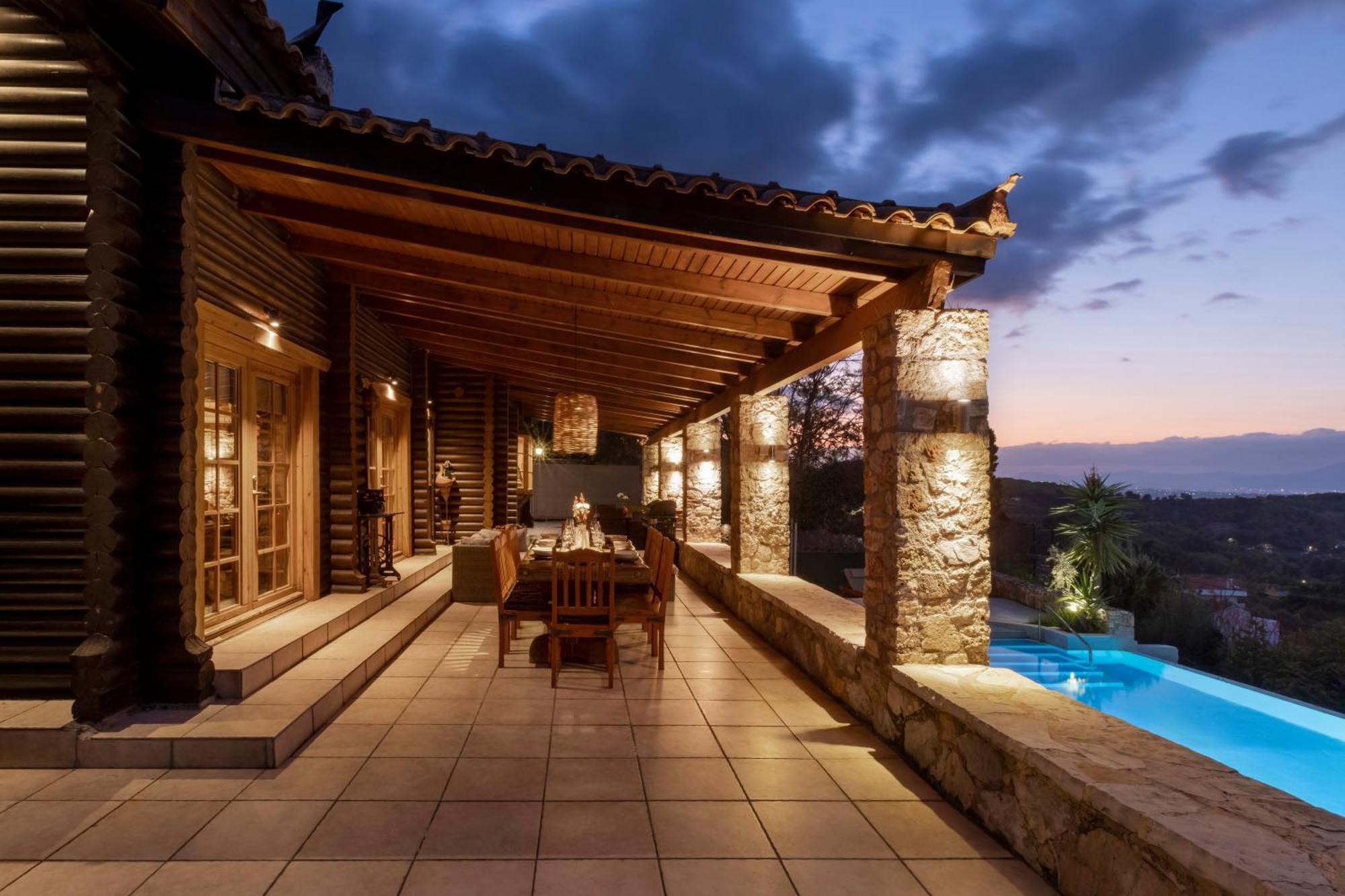 Villa Marrone Splendid Seaview Markopoulon Oropou Exterior foto