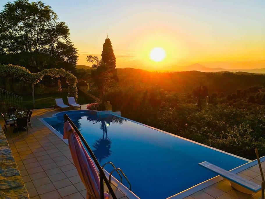 Villa Marrone Splendid Seaview Markopoulon Oropou Exterior foto